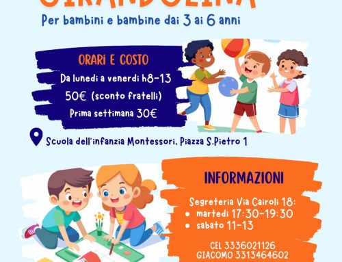 CSI Gubbio presenta il Centro Estivo “La Girandolina”: l’estate giusta per crescere giocando